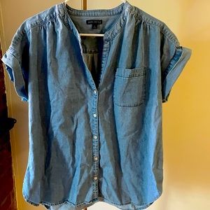 JCrew Chambray Camp Shirt